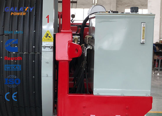 77kw 103hp Máy căng thủy lực Động cơ imported Căng thẳng ngắt quãng tối đa 2x45 / 1x90kN Thiết bị tạo chuỗi