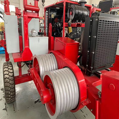 Thiết bị căng kéo đường dây truyền tải điện trên không Tay cầm vận hành Rexroth của Đức và Đường kính dây dẫn tối đa 55mm