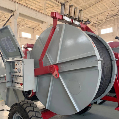 Máy kéo căng và kéo dây trên không GL2X40 KN, điện áp cao, cho dây dẫn đôi