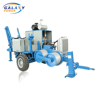Thiết bị đường dây trên không 440kw 590hp Thiết bị kéo thủy lực 380KN