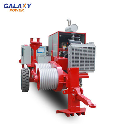 Thiết bị đường dây kéo cáp 12t Thiết bị kéo thủy lực 129kw 173hp