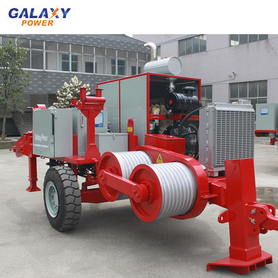 Thiết bị truyền động dây cáp OPGW thủy lực 38T Diesel