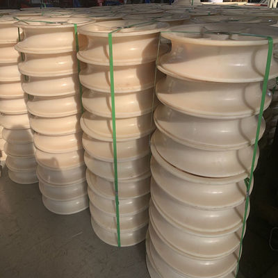 Tải 40KN 660x100mm Khối dây dẫn ba bánh xe Nylon