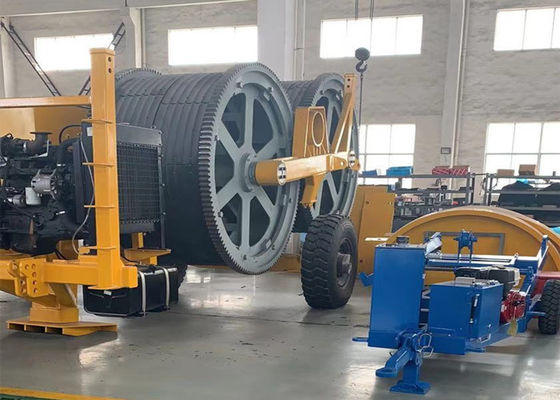 Điêzen ngắt quãng 2x70KN Bộ căng cáp thủy lực Làm mát bằng dầu