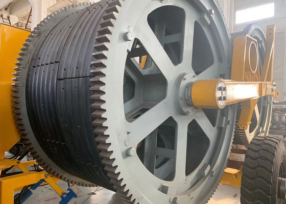500KV 2x80KN Powerline Bundle Conductor Stringing Thiết bị với động cơ Cummins