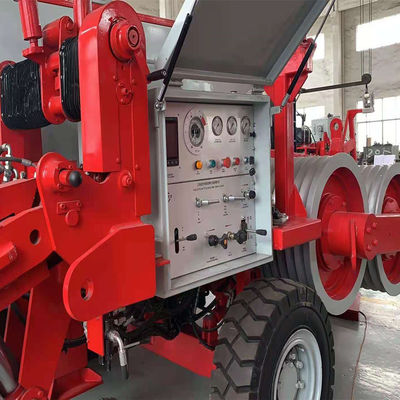 16Ton Bull-Wheel 10 rãnh Thiết bị kéo thủy lực trên dây