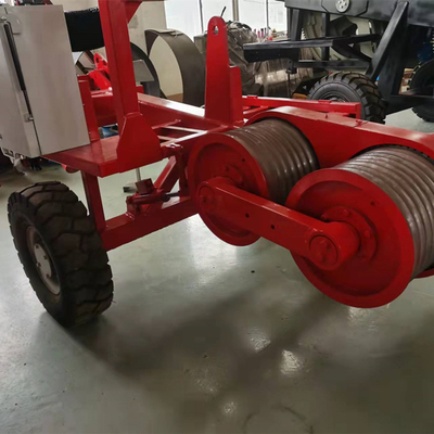 Điện 24V Diesel 77kw 7 rãnh Thiết bị kéo dây cáp 4T