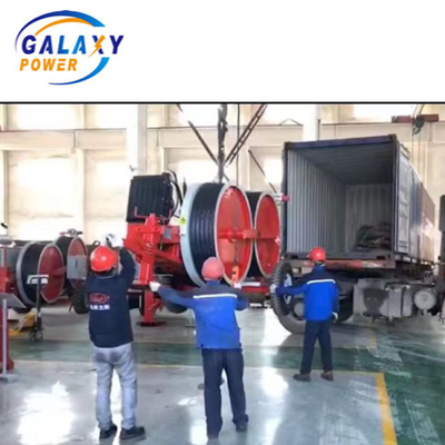 2,6km / H Thiết bị dây thủy lực Máy kéo cáp 35KN Máy kéo Teniosner